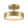 Adjustable Copper Flush Mount Light | Small Gold LED Ceiling Spot – on a clean white background
