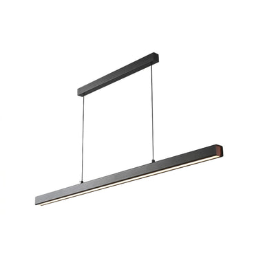 Aluminum Linear LED Pendant Light | Dimmable Bar with Remote – on a clean white background