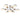 Branching Molecule Semi-Flush Ceiling Light | Scandinavian LED Fixture – 7 Lights · White