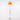 Caramel Acrylic Mushroom Floor Lamp | Mid-Century Dome Light – on a clean white background