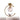 Ceramic Bird Brass Ceiling Light | Whimsical Glass Bud Flush Fixture – Brass