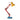 Color-Block Articulated Desk Lamp | Primary Color Adjustable Table Lamp – alternate view