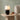 Cordless Fabric Shade Table Lamp | Rechargeable Touch Lamp – switched on in a room