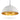 Extra-Large Metal Dome Pendant Light | Gold-Leaf Interior Kitchen Light – Distressed White