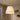 Fabric Drum Cage Pendant Light | Four-Light Brass Frame Chandelier – detail view