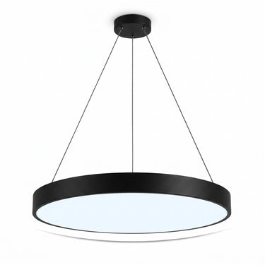 Floating Ring LED Pendant Light | Dimmable Round Hanging Fixture – on a clean white background