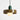 Frosted Orb Disc Pendant Light | Colorful Compact Glass Hanging Lamp – Brown & Green