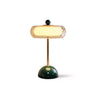 Green Dome Cordless Table Lamp | Rechargeable Retro Accent Light – on a clean white background