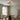 Hand-Blown Bubble Glass Ceiling Light | Smoke Gray or Amber Fixture – switched on in a room