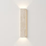Natural Stone Wall Light | Dimmable LED Indoor-Outdoor Sconce – on a clean white background