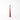 Pencil-Slim Cordless Table Lamp | Tall Rechargeable Touch Lamp – Orange