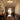 Walnut-Look Disc Flush Mount Ceiling Light | Compact LED Fixture – close-up
