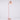 Wood-Accent Metal Cone Floor Lamp | Curved Nordic Standing Light – Pink