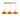 Wood-Trimmed Glass Pendant Light | Low-Profile Kitchen and Dining Light – Orange · 3 lights linear