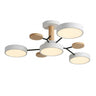 Branching Molecule Semi-Flush Ceiling Light | Scandinavian LED Fixture – on a clean white background