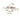 Branching Molecule Semi-Flush Ceiling Light | Scandinavian LED Fixture – 5 Lights · White