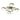 Branching Molecule Semi-Flush Ceiling Light | Scandinavian LED Fixture – 5 Lights · Green