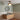 Brass Dome Semi-Flush Ceiling Light | Opal Glass or Alabaster Shade – switched on in a room