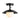 Brass Dome Semi-Flush Ceiling Light | Opal Glass or Alabaster Shade – Black · Opal Glass