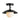 Brass Dome Semi-Flush Ceiling Light | Opal Glass or Alabaster Shade – Black · Alabaster