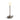 Candlestick Cordless Table Lamp | Rechargeable LED Lamp with Handle – Gray