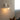 Ceramic and Brass Vintage Wall Sconce | Classic Single-Light Wall Lamp – detail view