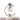 Ceramic Bird Brass Ceiling Light | Whimsical Glass Bud Flush Fixture – Nickel