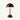 Double Dome Cordless Table Lamp | Rechargeable Indoor-Outdoor Lamp – Deep Red