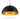 Extra-Large Metal Dome Pendant Light | Gold-Leaf Interior Kitchen Light – on a clean white background