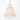 Fabric Drum Cage Pendant Light | Four-Light Brass Frame Chandelier – on a clean white background