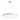 Floating Ring LED Pendant Light | Dimmable Round Hanging Fixture – White