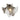 Hand-Blown Bubble Glass Ceiling Light | Smoke Gray or Amber Fixture – on a clean white background