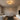 Hand-Blown Bubble Glass Ceiling Light | Smoke Gray or Amber Fixture – detail view