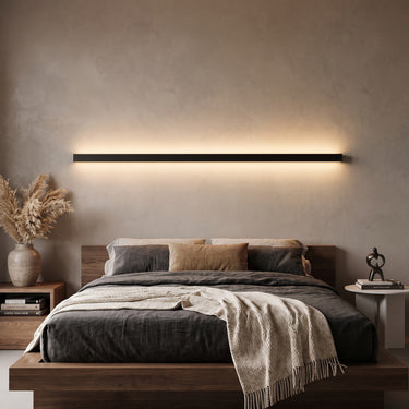 LED Wall Light Bar | Dimmable Linear Sconce with Remote – detail view