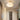 Pleated Brass Semi-Flush Ceiling Light | Dimmable Mid-Century Fixture – alternate view