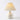 Pleated Paper Ceramic Table Lamp | Japanese-Style Bedside Light – on a clean white background