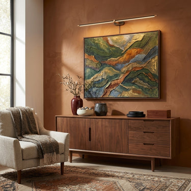 Plug-In Linear Picture Light | No-Wiring LED Wall Bar – detail view