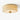 Ribbed Glass Art Deco Ceiling Light | Dimmable Vintage Flush Mount – Gold & Beige