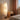 Rice Paper Column Floor Lamp | Soft Two-Light Lantern Glow – switched on in a room