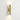 Round Aluminum Tube Wall Sconce | Two-Light LED Wall Lamp – Gold