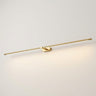 Slim Linear Wall Light | Gold LED Vanity and Picture Light – on a clean white background