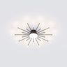 Sunburst Flush Mount Ceiling Light | Modern LED Starburst Fixture – on a clean white background
