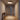 Travertine Stone Flush Mount Ceiling Light | Low-Profile Wood Accent LED – switched on in a room