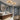 Walnut-Look Disc Flush Mount Ceiling Light | Compact LED Fixture – alternate view