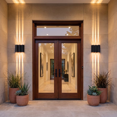 Wave Outdoor Wall Light | Up and Down LED Wall Washer – detail view