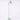 Wood-Accent Metal Cone Floor Lamp | Curved Nordic Standing Light – Green